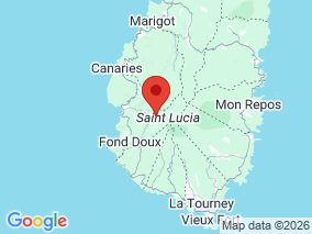 Map of Site Report: Grand Eden Estate, Saint Lucia